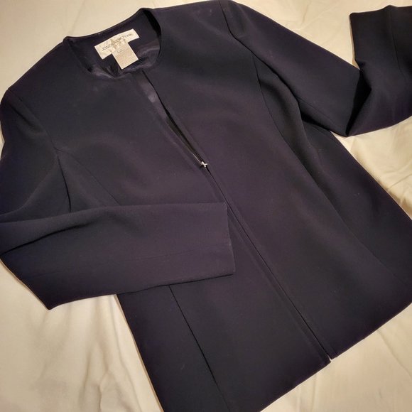 Jones New York Black Suit - Jacket and Skirt - Picture 1 of 4